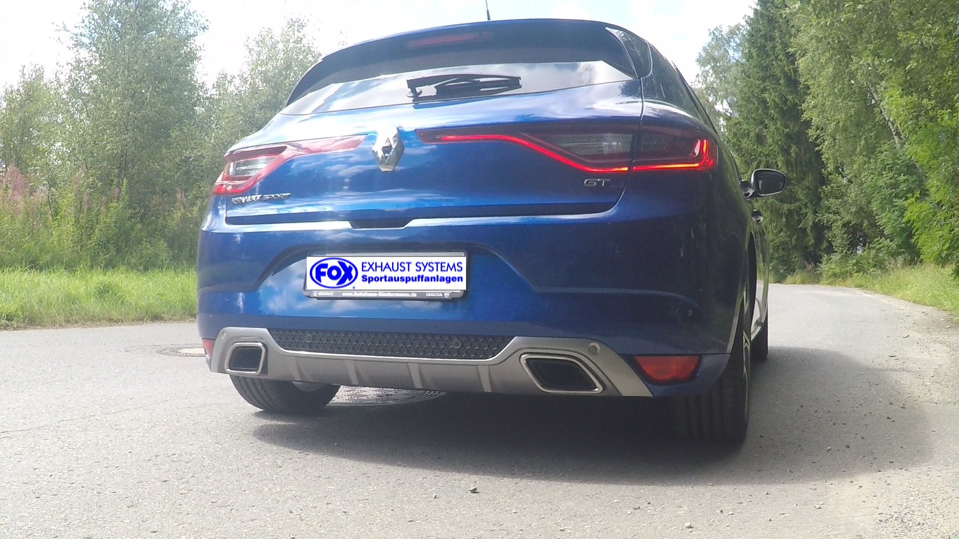 Fox passend fürRenault Megane IV GT End- und Vorschalldämpfer - 1x50 Typ 10 nicht sichtbar rechts/links