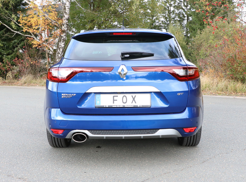 Fox passend für Renault Megane IV Grandtour Endschalldämpfer - 140x90 Typ 32