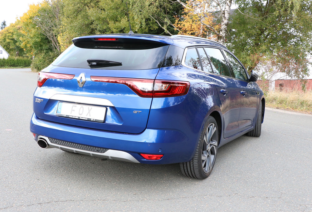 Fox passend fürRenault Megane IV Grandtour Endschalldämpfer - 140x90 Typ 32