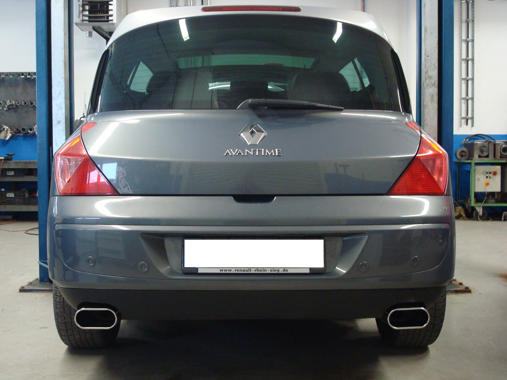 Fox passend für Renault Avantime Endschalldämpfer quer Ausgang rechts/links - 160x80 Typ 52 rechts/links