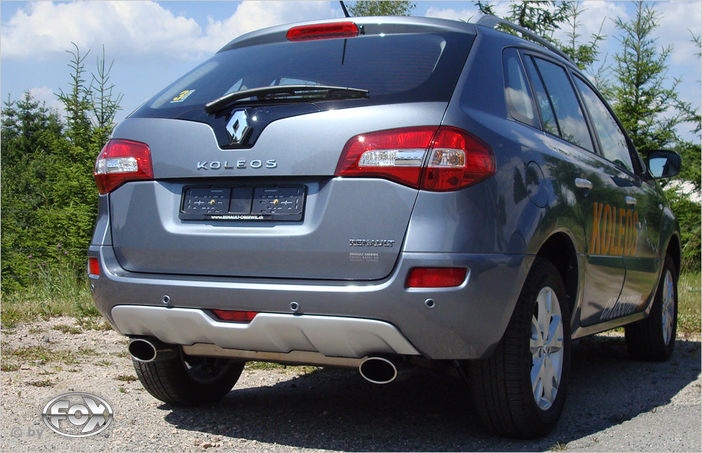 Fox passend fürRenault Koleos Diesel Endschalldämpfer quer Ausgang rechts/links - 140x90 Typ 44 rechts/links