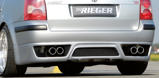 Fox passend für Rieger Heckeinsatz VW Passat 3BG Variant ABS, inkl. Alugitter, Gutachten, Montagezubehör