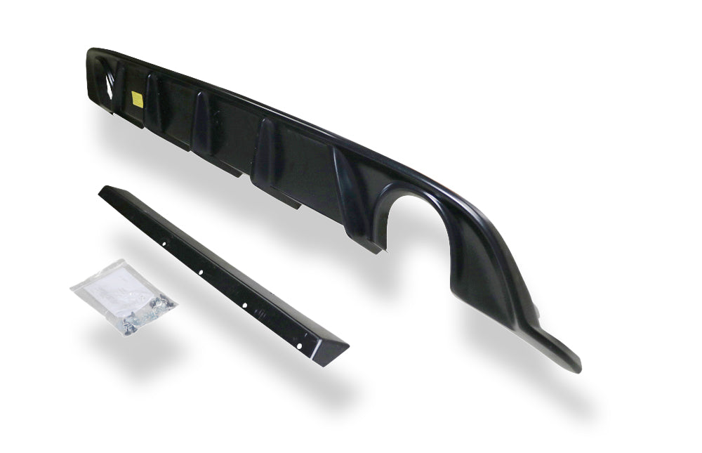 Fox passend fürVW Golf VII Facelift Einzelradaufhängung - Einsatz matt Endschalldämpfer rechts/links - 1x100 Typ 25 rechts/links inkl. Heckeinsatz schwarz matt