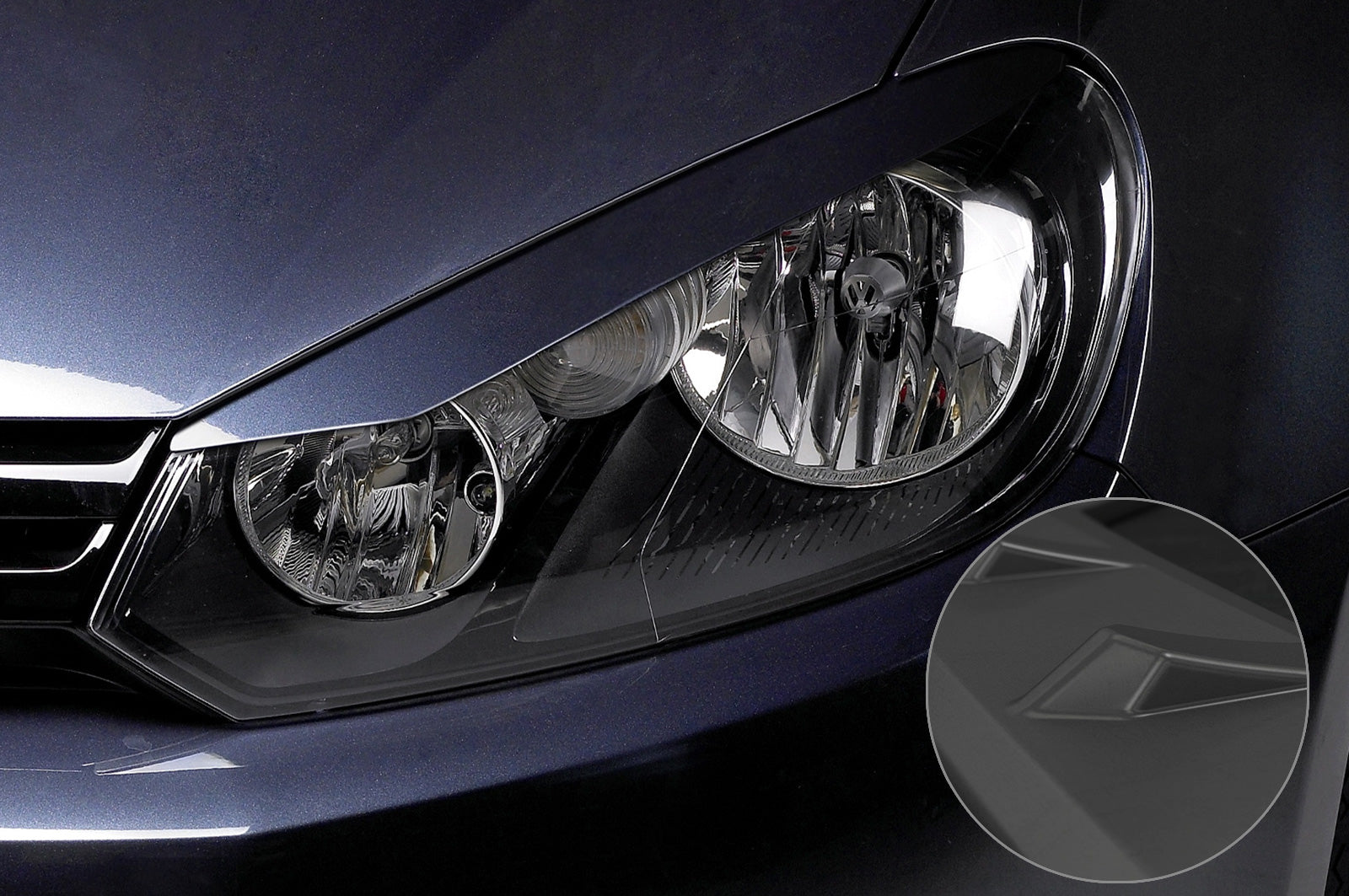 CSR Scheinwerferblenden für VW Golf 6 SB030-L Unlackiert roh (Lackierung erforderlich)