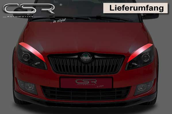 CSR Scheinwerferblenden für Skoda Fabia 2 Roomster SB164