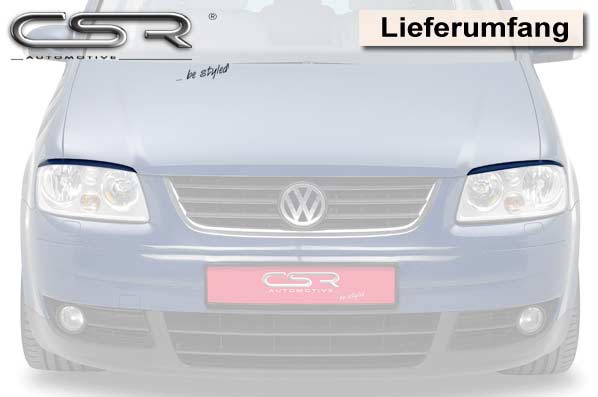 CSR Scheinwerferblenden für VW Touran 1T, Caddy 3 (Typ 2K) SB168