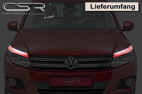 CSR Scheinwerferblenden für VW Tiguan I (5N) SB170