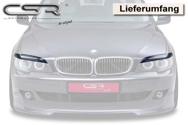 CSR Scheinwerferblenden für BMW 7er E65 LCI /  E66 LCI SB172