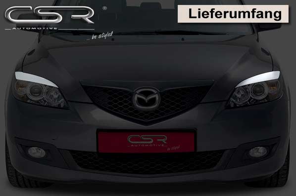 CSR Scheinwerferblenden für Mazda 3 Typ BK SB173