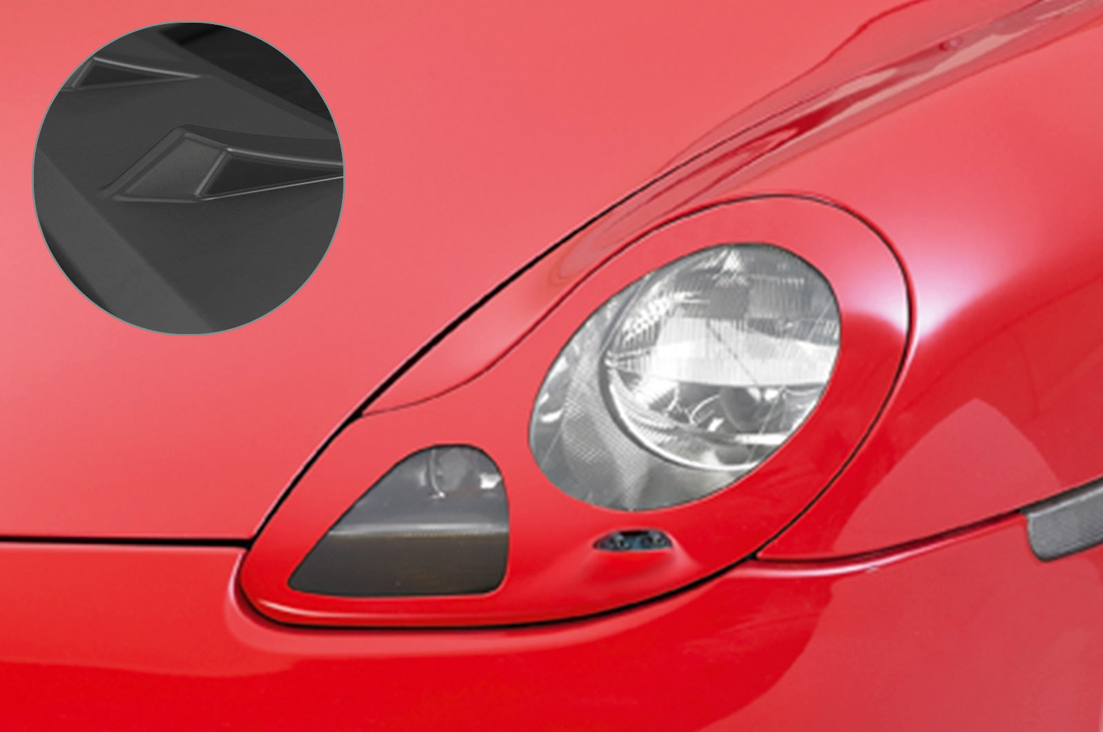 CSR Scheinwerferblenden für Porsche Boxster 986 und für 911/996 SB184