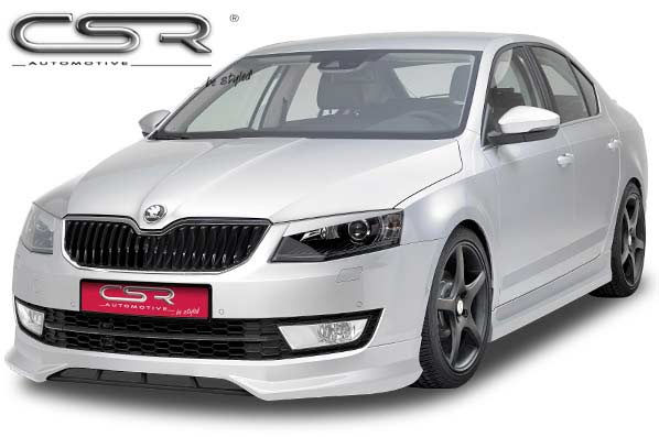 CSR Scheinwerferblenden Carbon Look für Skoda Octavia 3 Typ 5E SB197-C Carbon Look Hochglanz (keine Lackierung erforderlich)