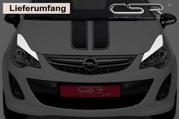 CSR Scheinwerferblenden für Opel Corsa D SB199