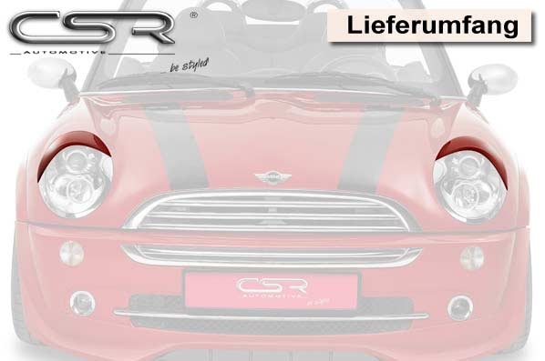 CSR Scheinwerferblenden für Mini R50 / R52 / R53 SB203