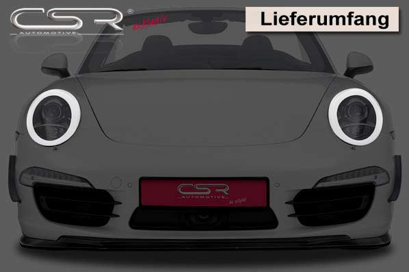 CSR Scheinwerferblenden rund für Porsche 911 / 991 SB214
