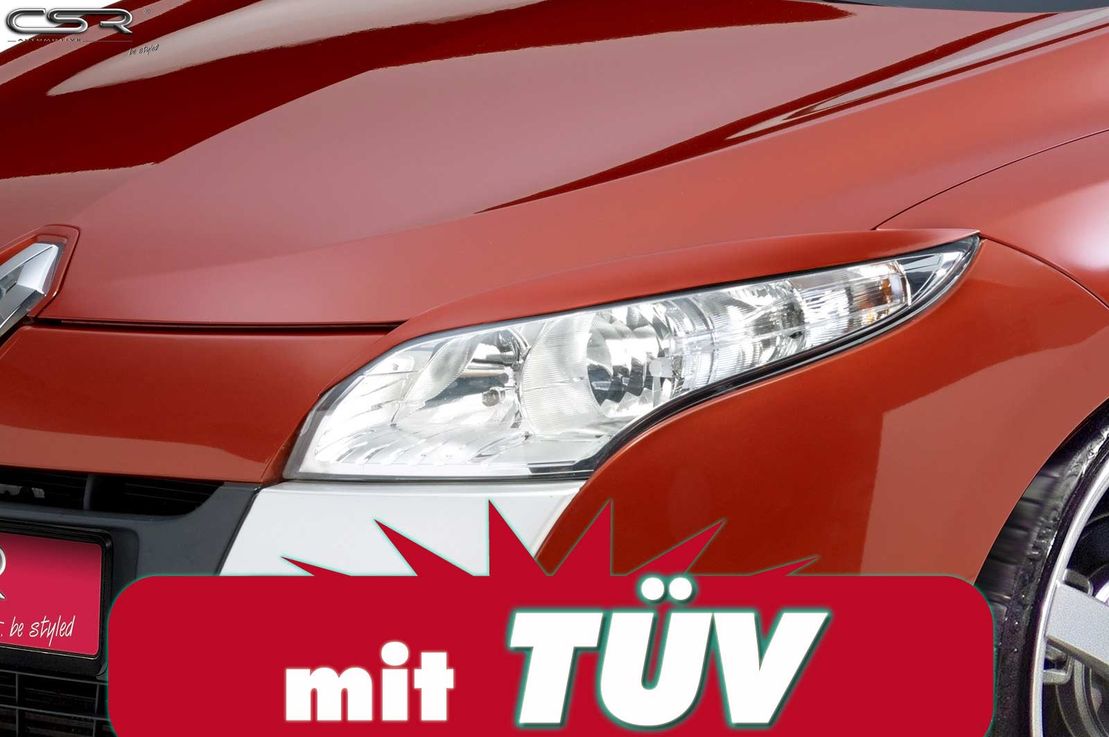 CSR Scheinwerferblenden für Renault Megane SB226