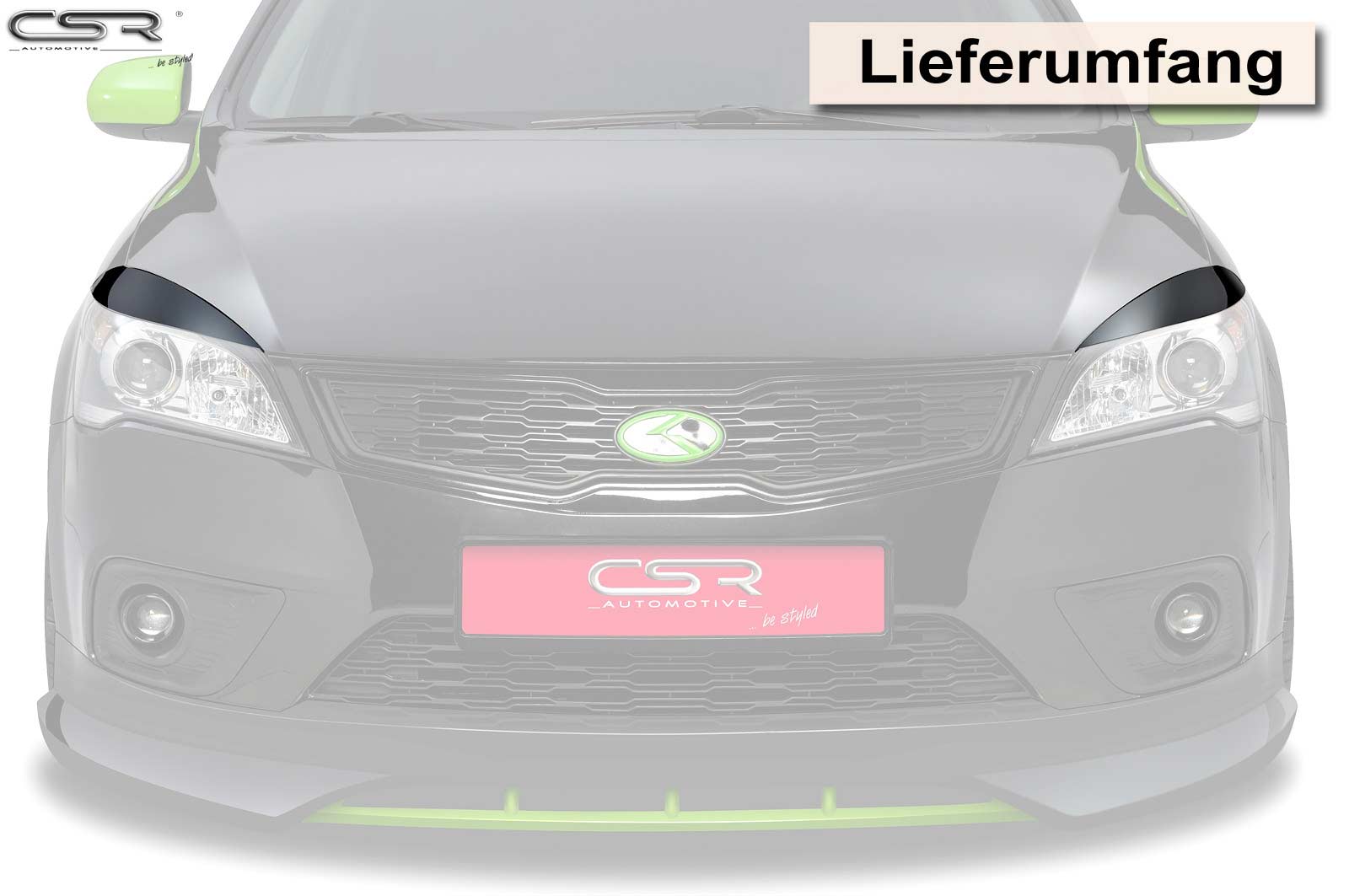 CSR Scheinwerferblenden für Kia pro_cee'd / cee'd (ED) SB235