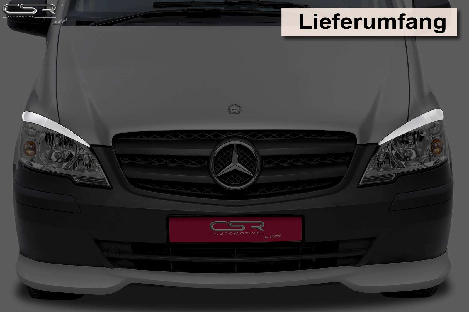CSR Scheinwerferblenden für Mercedes-Benz Viano Vito W639 SB236