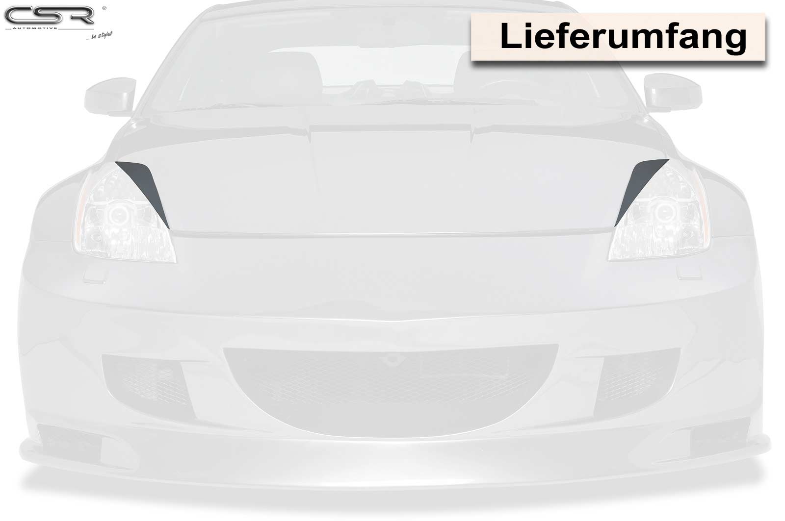 CSR Scheinwerferblenden für Nissan 350Z SB242