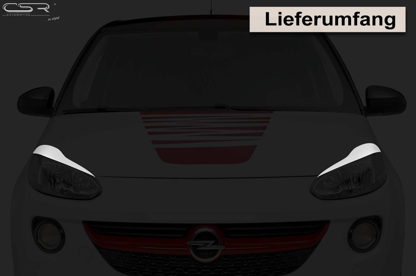 CSR Scheinwerferblenden für Opel Adam SB260