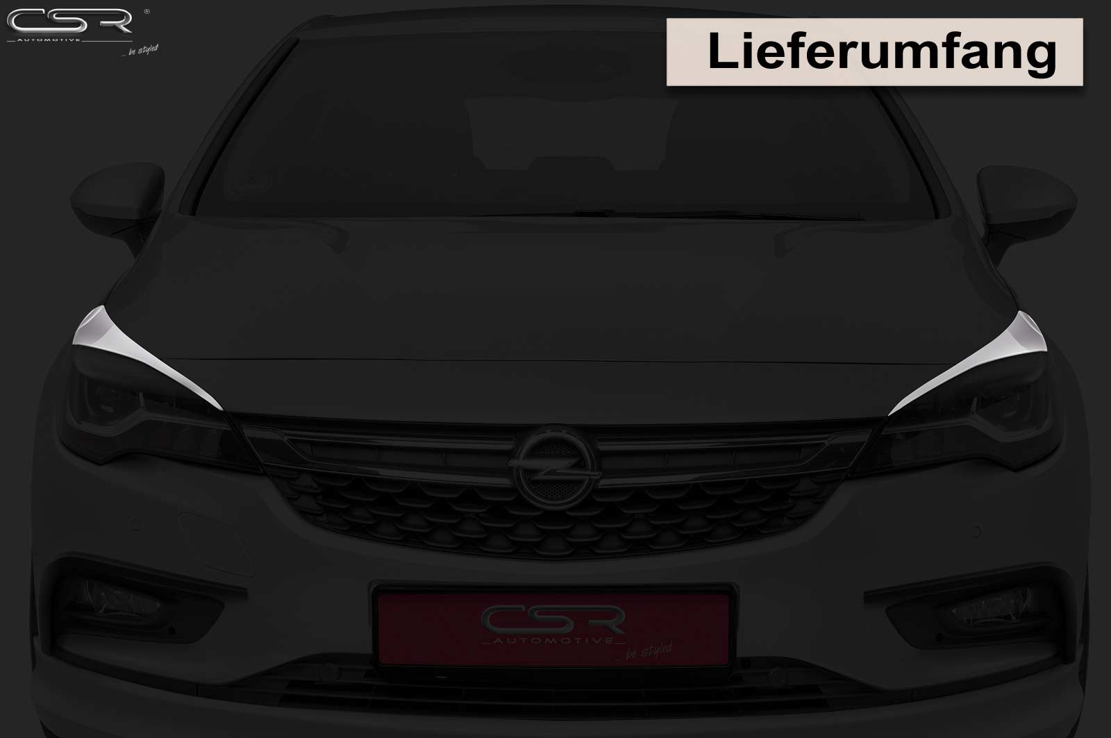 CSR Scheinwerferblenden für Opel Astra K SB265