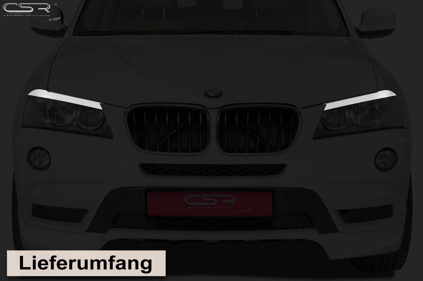 CSR Scheinwerferblenden für BMW X3 F25 SB267