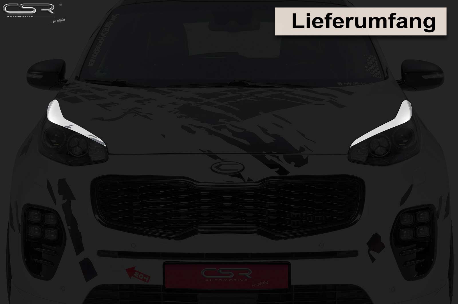 CSR Scheinwerferblenden für Kia Sportage QL SB269