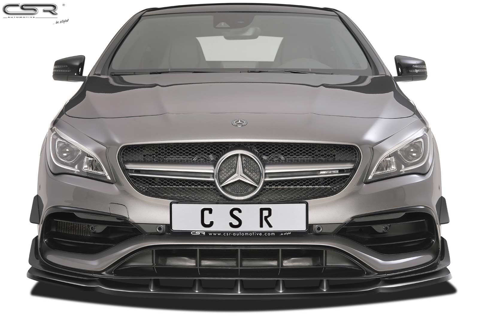 CSR Scheinwerferblenden für Mercedes-Benz CLA X117 / C117 SB283-L Unlackiert roh (Lackierung erforderlich)