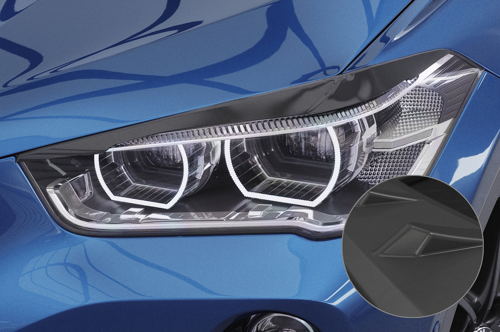 CSR Scheinwerferblenden für BMW X1 F48 SB288