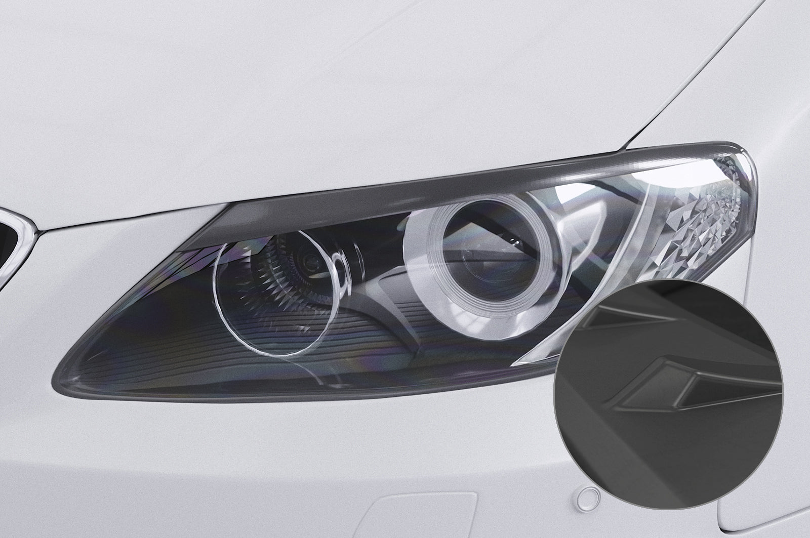 CSR Scheinwerferblenden für Seat Exeo 3R SB290-L Unlackiert roh (Lackierung erforderlich)