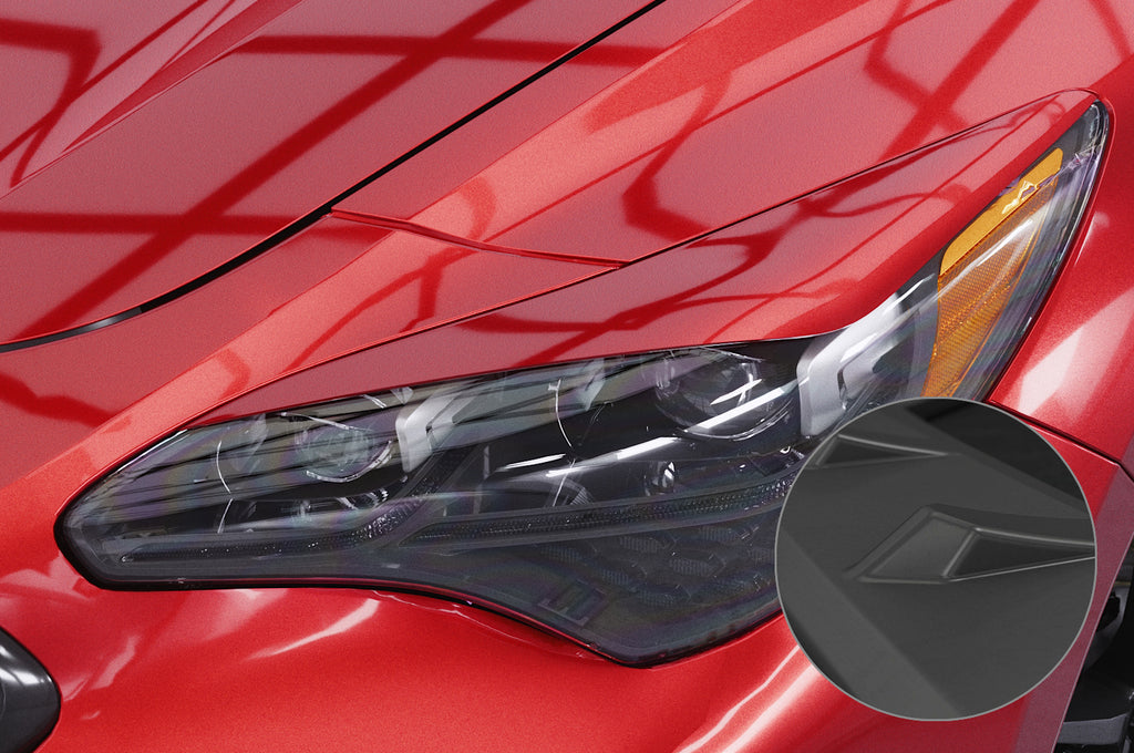 CSR Scheinwerferblenden für Kia Stinger SB296-L Unlackiert roh (Lackierung erforderlich)