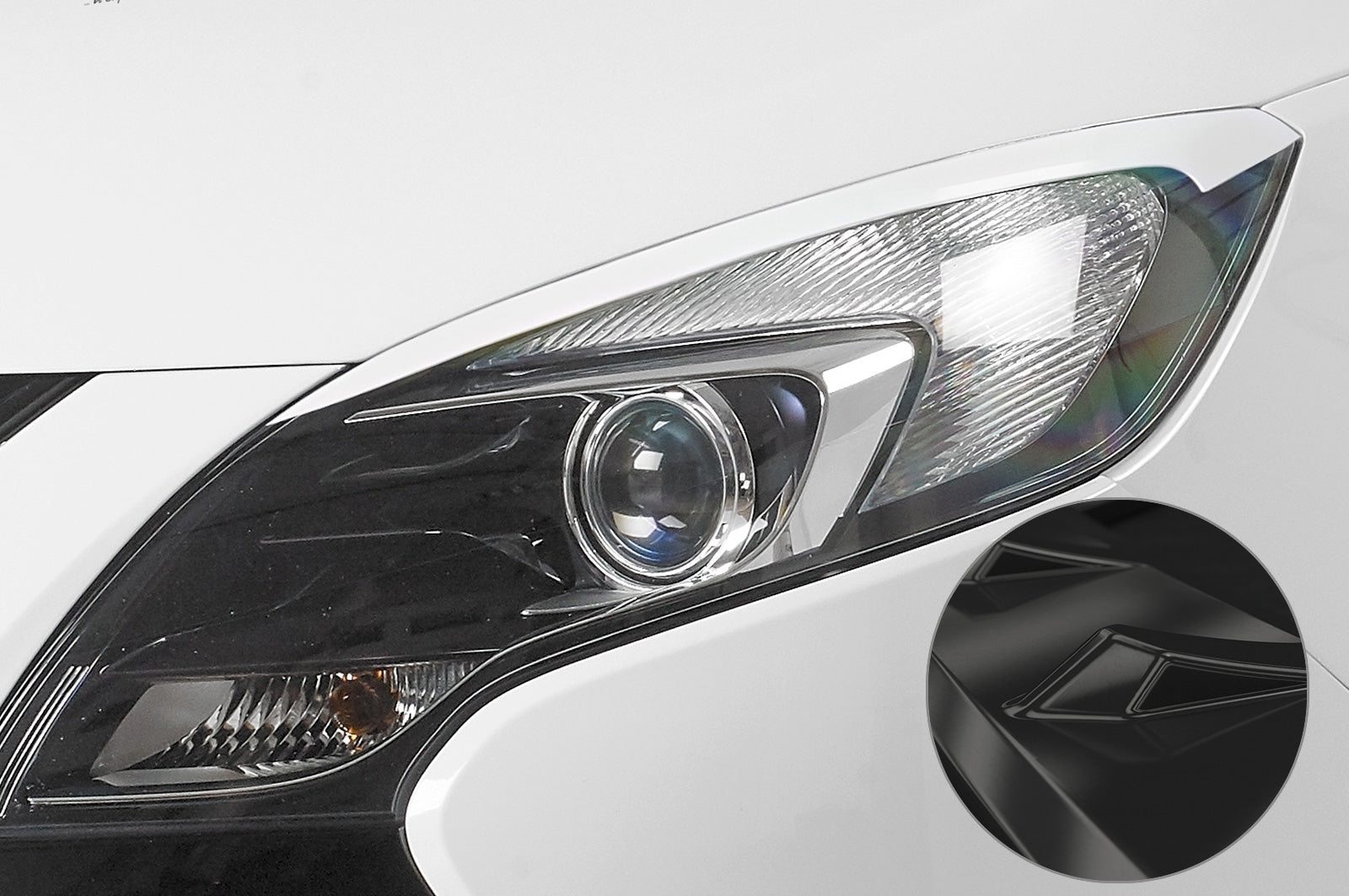 CSR Scheinwerferblenden für Opel Zafira Tourer 3. Gen SB298-G Glossy schwarz Hochglanz (keine Lackierung erforderlich)