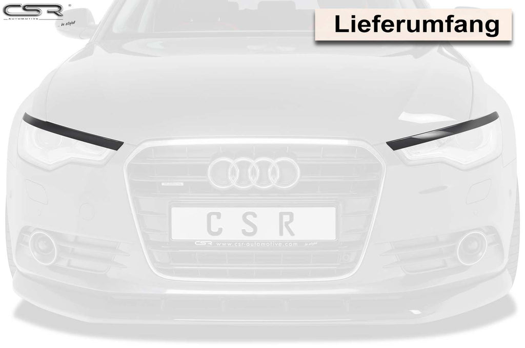 CSR Scheinwerferblenden für Audi A6 4G C7 Xenon SB299