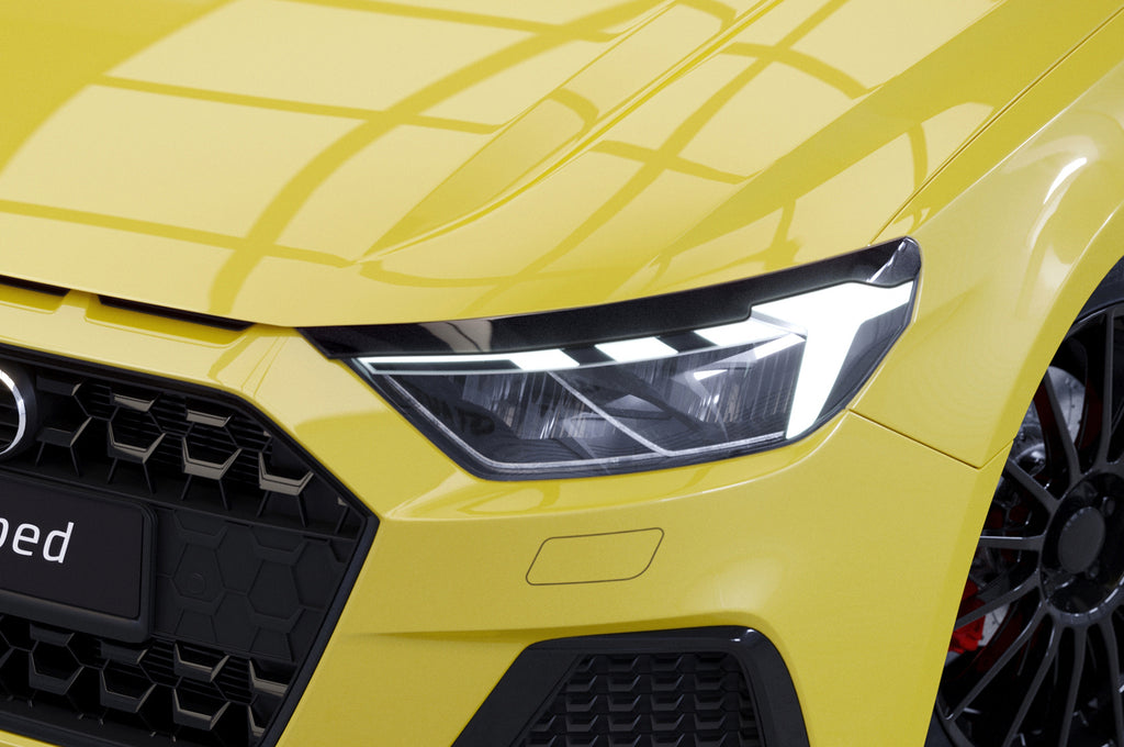 CSR Scheinwerferblenden für Audi A1 (Typ GB) SB300-G Glossy schwarz Hochglanz (keine Lackierung erforderlich)
