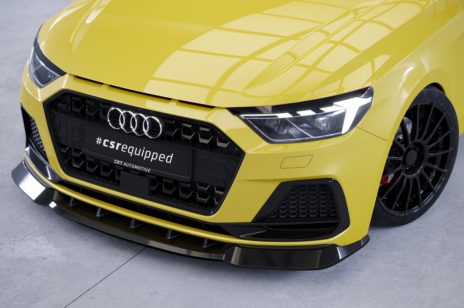 CSR Scheinwerferblenden für Audi A1 (Typ GB) SB300-L Unlackiert roh (Lackierung erforderlich)