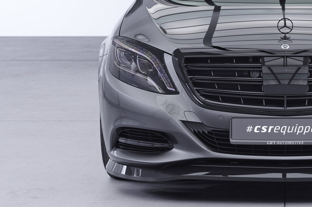 CSR Scheinwerferblenden für Mercedes-Benz S-Klasse 222 SB302-L Unlackiert roh (Lackierung erforderlich)