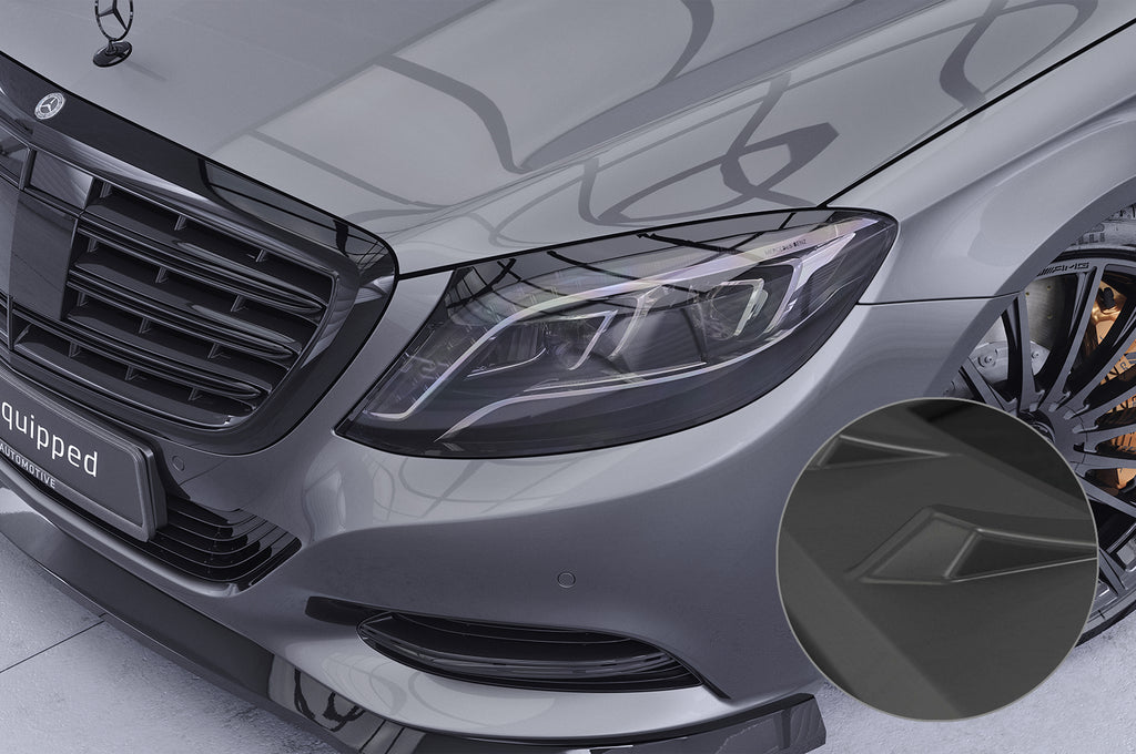 CSR Scheinwerferblenden für Mercedes-Benz S-Klasse 222 SB302-L Unlackiert roh (Lackierung erforderlich)