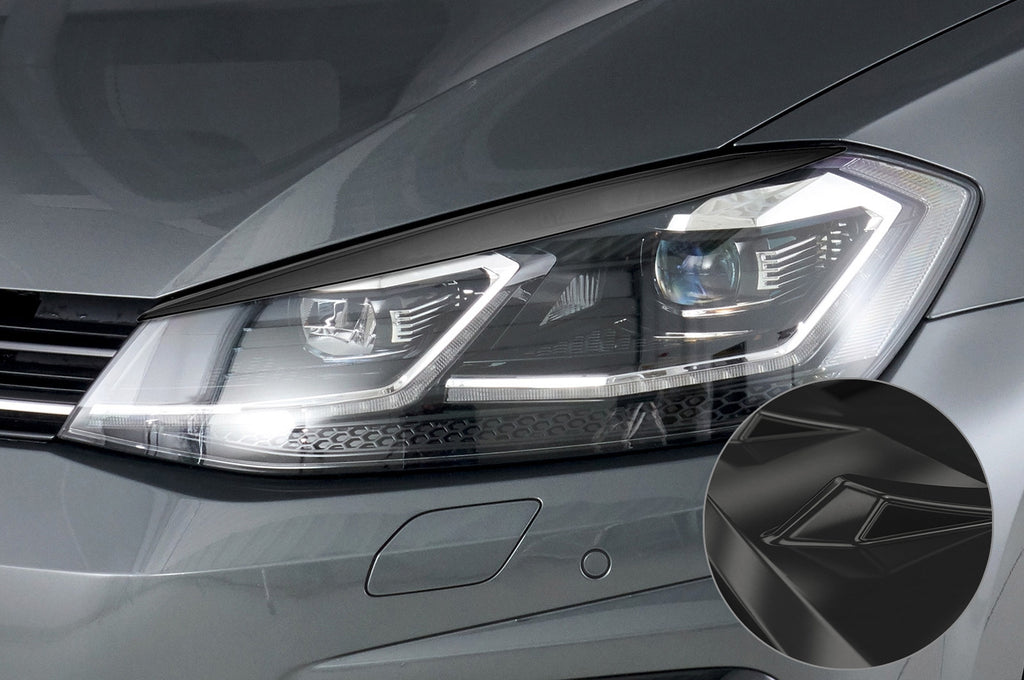 CSR Scheinwerferblenden für VW Golf 7 (Typ AU) SB304-G Glossy schwarz Hochglanz (keine Lackierung erforderlich)