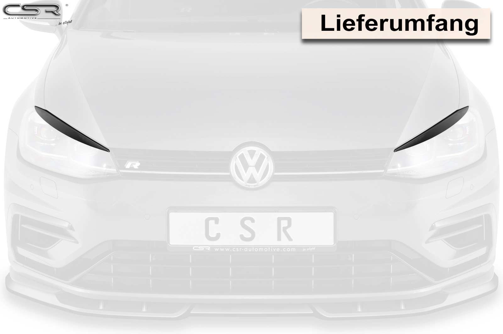 CSR Scheinwerferblenden für VW Golf 7 (Typ AU) SB304-G