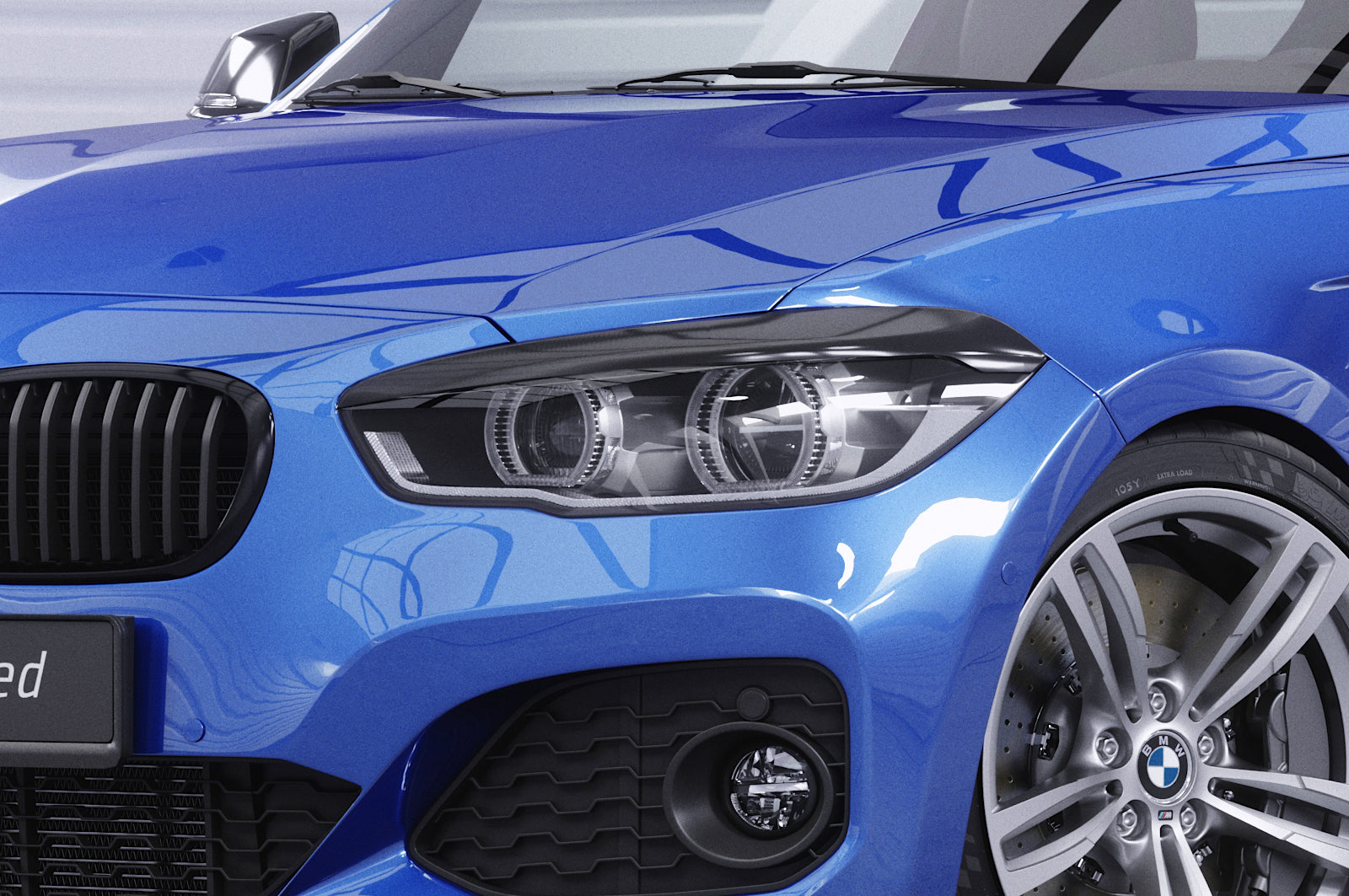 CSR Scheinwerferblenden für BMW 1er F20 / F21 SB306