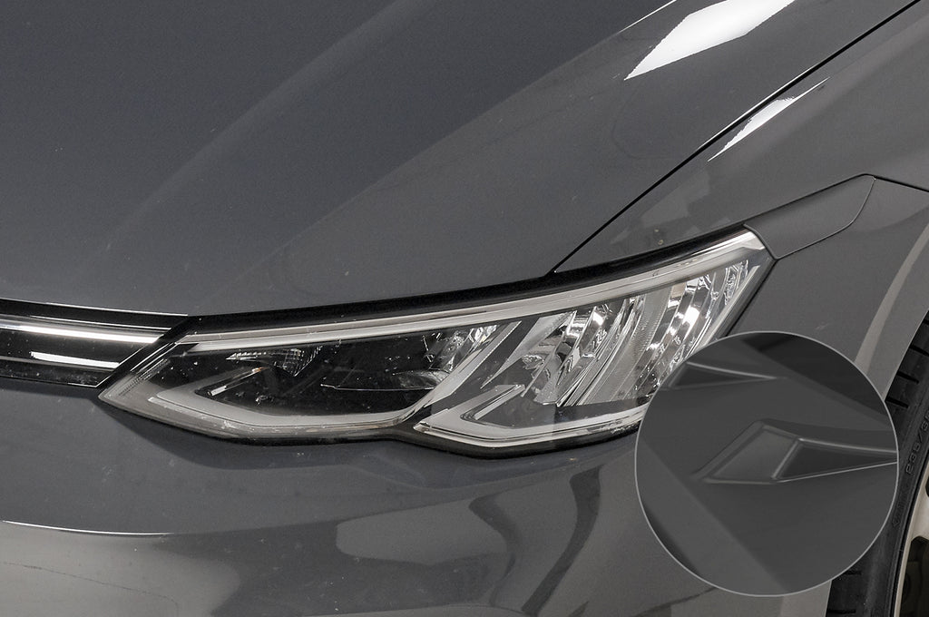 CSR Scheinwerferblenden für VW Golf 8 (Typ CD) SB310-L Unlackiert roh (Lackierung erforderlich)