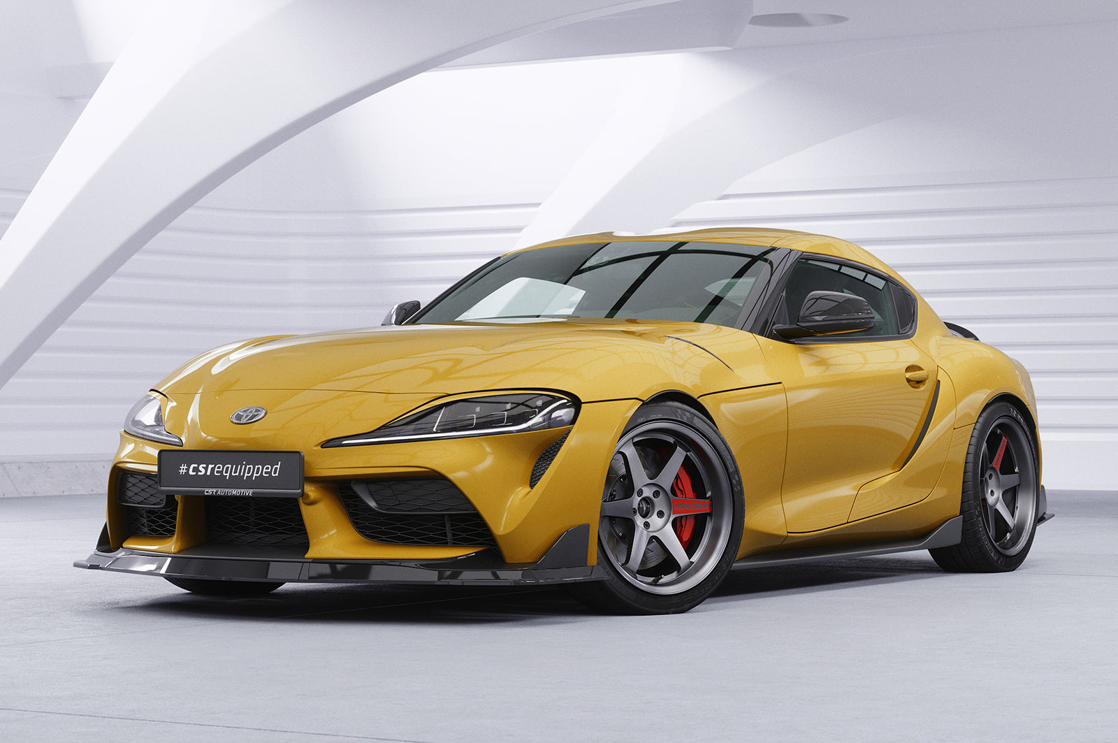 CSR Scheinwerferblenden für Toyota GR Supra (A90) SB313-L Unlackiert roh (Lackierung erforderlich)