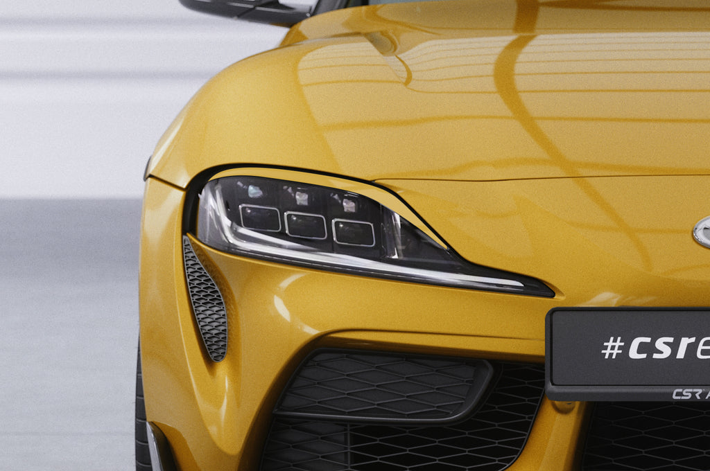 CSR Scheinwerferblenden für Toyota GR Supra (A90) SB313-L Unlackiert roh (Lackierung erforderlich)