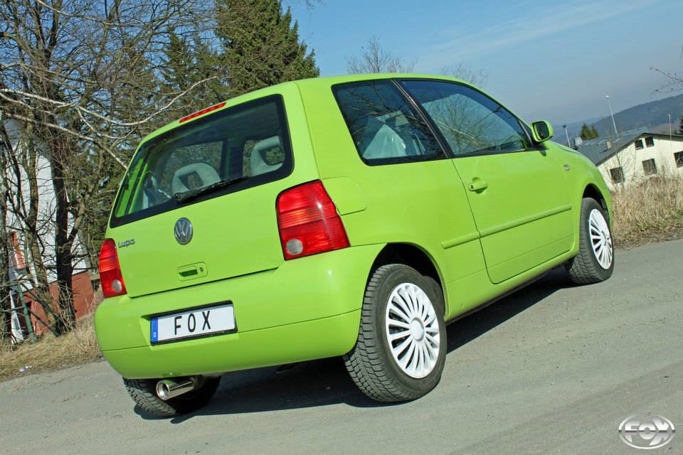 Fox passend fürSeat Arosa 6H/ VW Lupo 6X Endschalldämpfer - 1x90 Typ 13