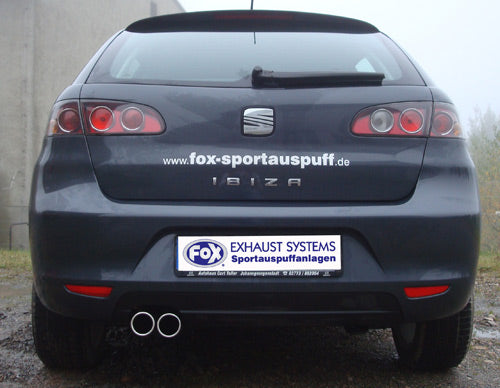 Fox passend für Seat Ibiza Sport 6L Endschalldämpfer - 2x70 Typ 13