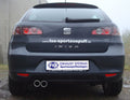 Fox passend für Seat Ibiza Sport 6L Endschalldämpfer - 2x70 Typ 13