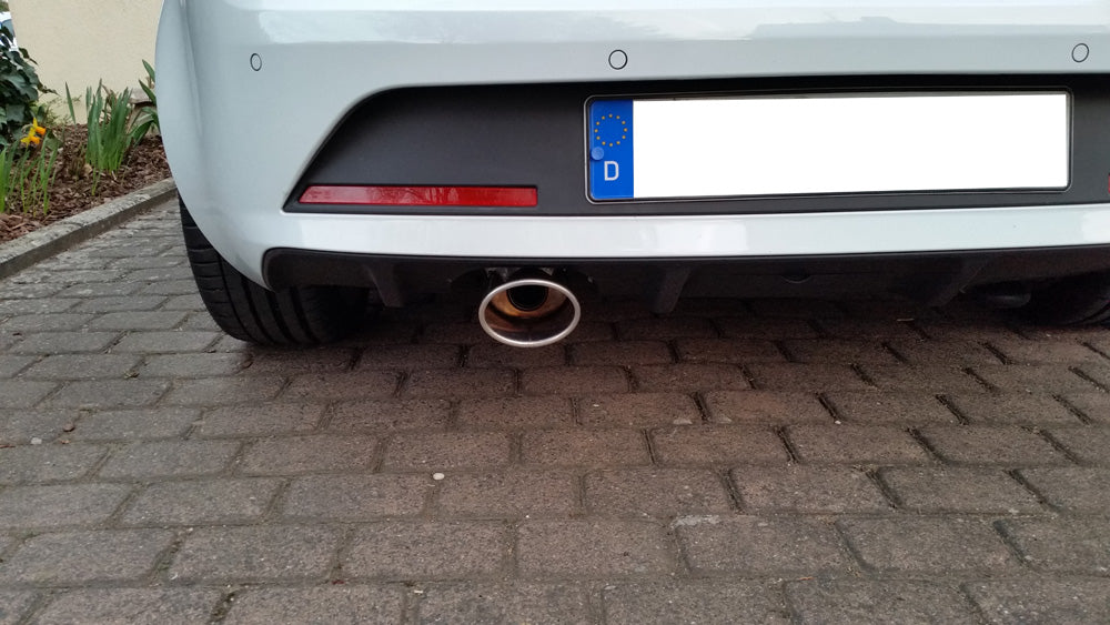 Fox passend fürSeat Ibiza 6J Endschalldämpfer - 115x85 Typ 32