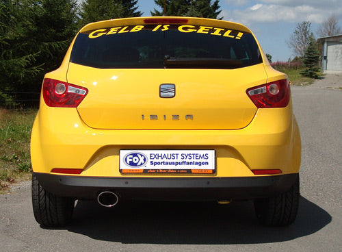 Fox passend fürSeat Ibiza 6J Endschalldämpfer - 115x85 Typ 32