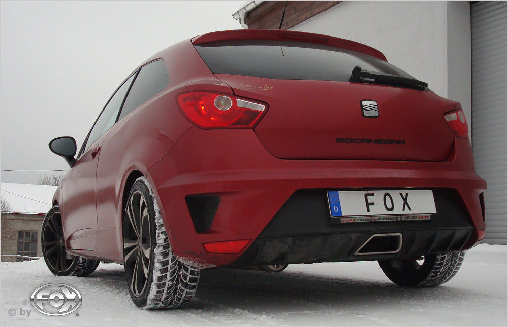Fox passend für Seat Ibiza 6J - Cupra Endschalldämpfer - 1x55 Typ 10 (nicht sichtbar)