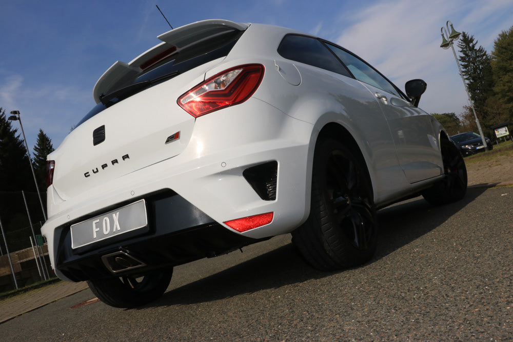 Fox passend fürSeat Ibiza 6J - Cupra Facelift Endschalldämpfer - 1x55 Typ 10 (nicht sichtbar)