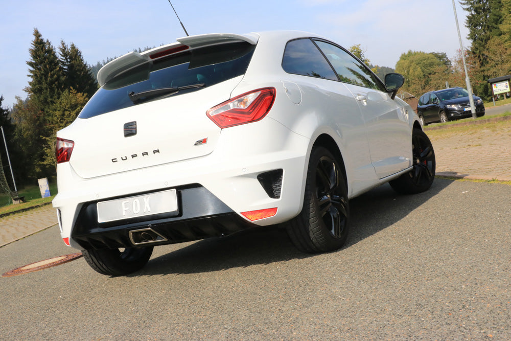 Fox passend fürSeat Ibiza 6J - Cupra Facelift Endschalldämpfer - 1x55 Typ 10 (nicht sichtbar)